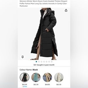 Super Puff Amazon Dupe. Long Puffer Winter Coat.